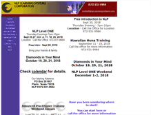 Tablet Screenshot of nlplearningsystems.com